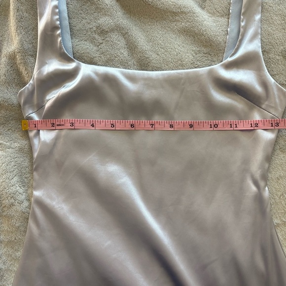 Fashion Nova Lilac Mini Silk Dress - Picture 8 of 8